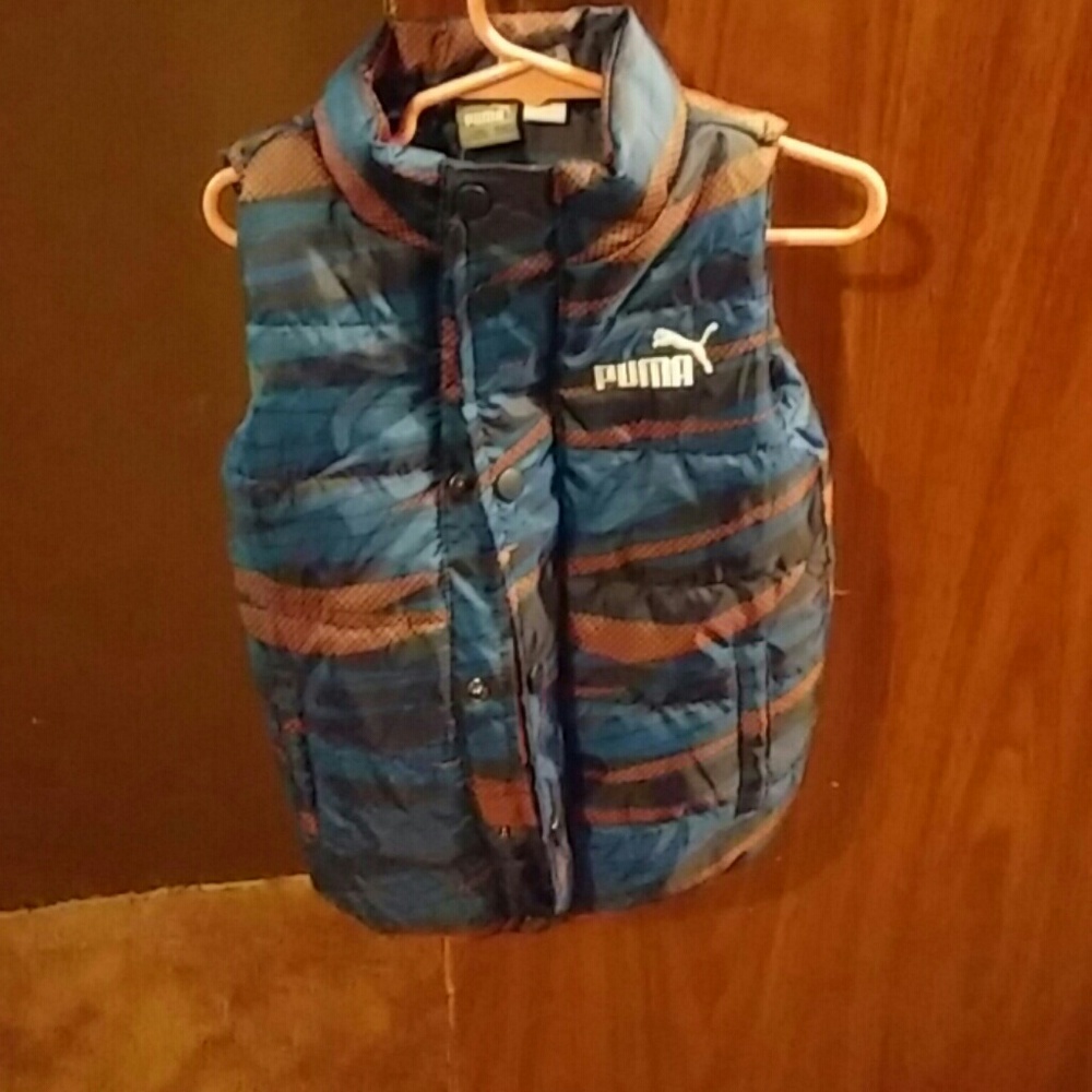 4t boys orange and blue vest